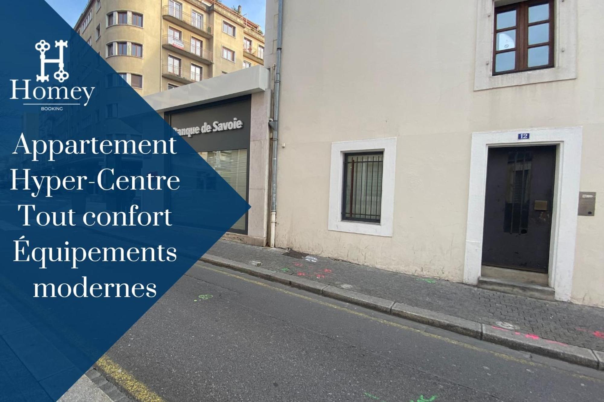 Homey Forest - Hypercentre - Proche Gare Et Tram - Wifi & Netflix Annemasse Exterior foto